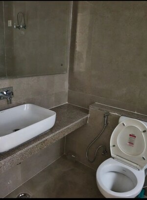Bathroom in 1 BHK Builder Floor at Lucky The Palm Valley, Sector 1 Greater Noida – for Rent