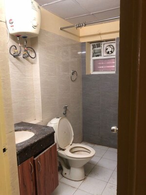 Bathroom in 3 BHK Apartment at Rohtas Plumeria, Gomti Nagar – for Rent