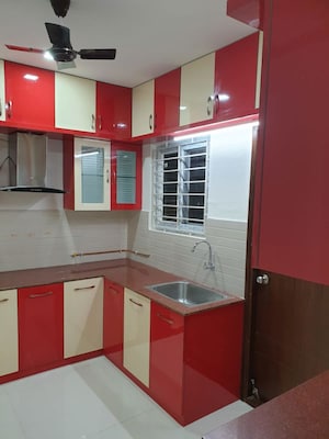 Kitchen in  Apartment at Alekhya Palm Woods, Gachibowli – for Rent
