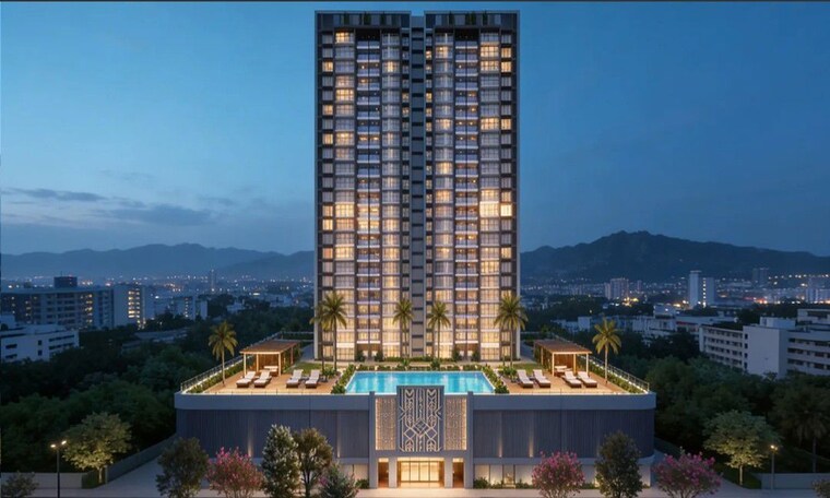 Exterior View, satyam-grand-atlantis 2 Bedroom 682 Sq.Ft. Apartment In Kharghar Sector 36 Navi Mumbai 10502818