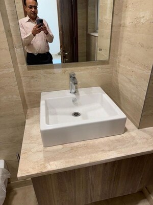 Bathroom in 3.5 BHK Apartment at Ambience Creacions, Sector 22 – for Rent