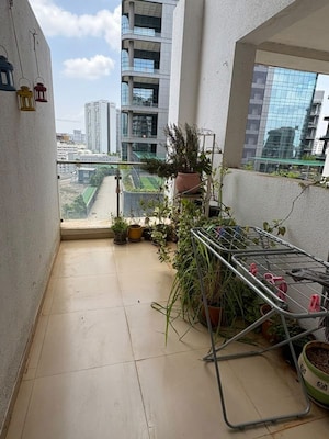 Balcony in 2 BHK Apartment at Gera Song Of Joy, Kharadi – for Rent