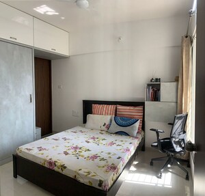 Bedroom in 2 BHK Apartment at Majestique Towers, Kharadi – for Rent