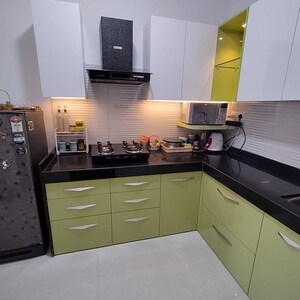 Kitchen in 2 BHK Apartment at Majestique Towers, Kharadi – for Rent