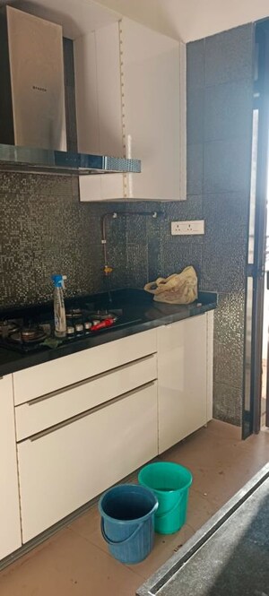 Kitchen in 2 BHK Apartment at Prescon Midtown Bay, Mahim West – for Rent