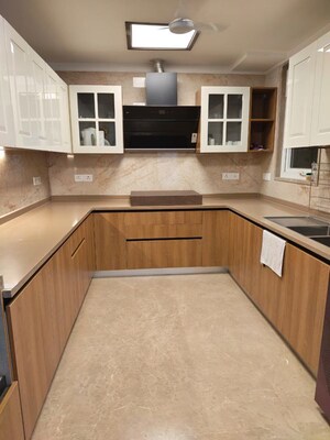 Kitchen in 4 BHK Builder Floor at Greater Kailash – for Rent