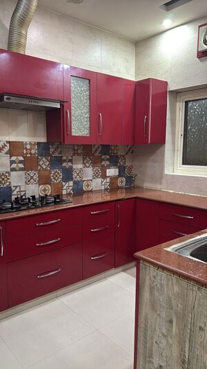 Kitchen in 3 BHK Builder Floor at East Of Kailash – for Rent