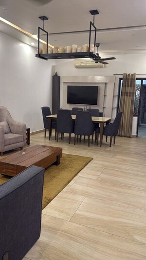 Living Room in 3 BHK Builder Floor at East Of Kailash – for Rent