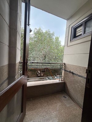 Balcony in 2 BHK Builder Floor at Kalkaji – for Rent