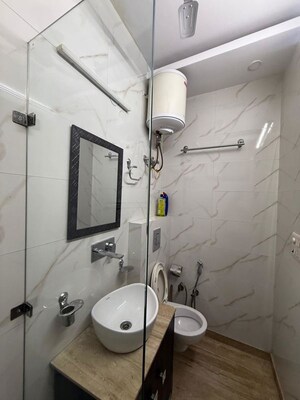 Bathroom in 2 BHK Builder Floor at Kalkaji – for Rent
