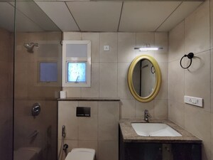 Bathroom in 3 BHK Apartment at DNR Atmosphere, Varthur – for Rent