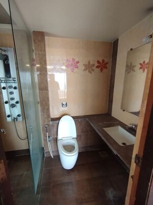 Bathroom in 3 BHK Apartment at Paradise Sai Pearls, Kharghar – for Rent