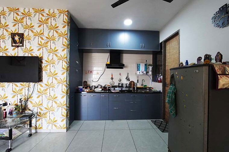 Kitchen, zundal 2 Bedroom 150 Sq.Yd. Apartment In Zundal Ahmedabad 10503172