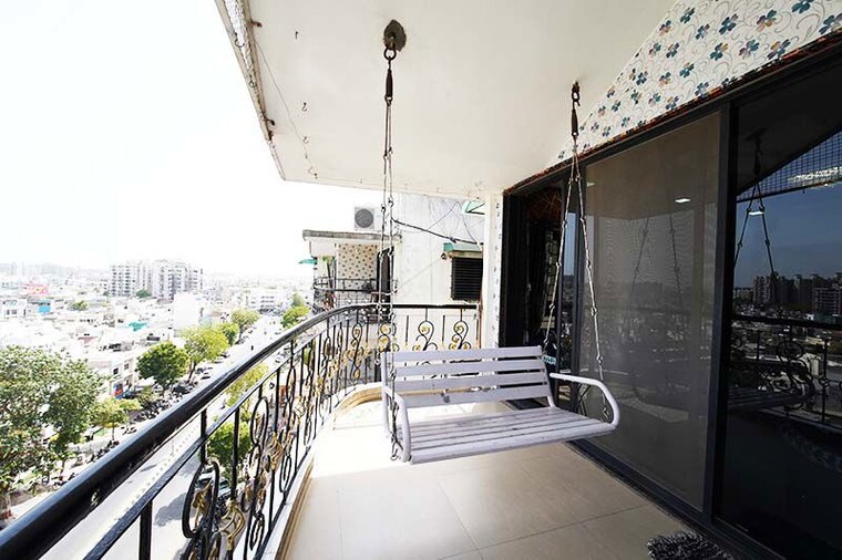 Balcony, ghatlodia 3 Bedroom 168 Sq.Yd. Apartment In Ghatlodia Ahmedabad 10503235