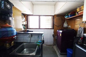 Kitchen in 3 BHK Apartment at Ghatlodia – for Sale