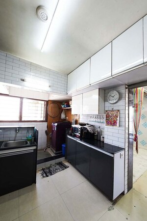 Kitchen in 3 BHK Apartment at Ghatlodia – for Sale