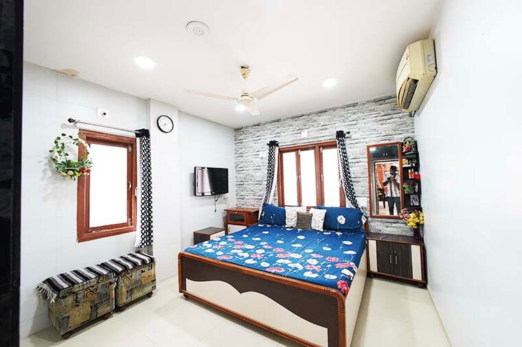 Bedroom, ghatlodia 3 Bedroom 168 Sq.Yd. Apartment In Ghatlodia Ahmedabad 10503235