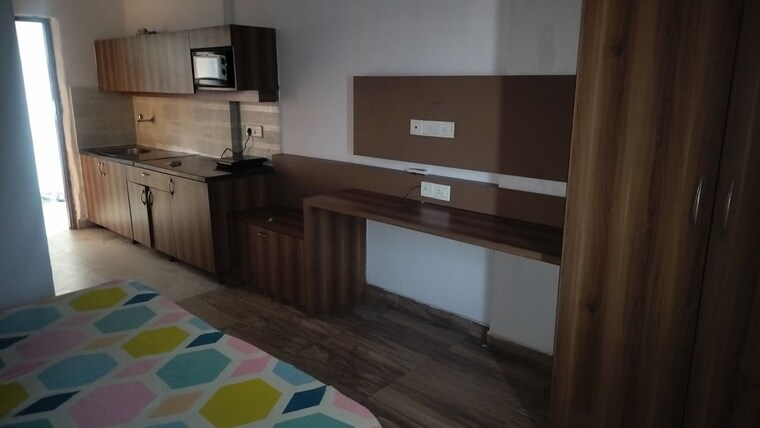Kitchen, paramount-golf-forest-studio-apartments-oak-tower 1 RK 435 Sq.Ft. Apartment In Zeta I Greater Noida Greater Noida 10503263
