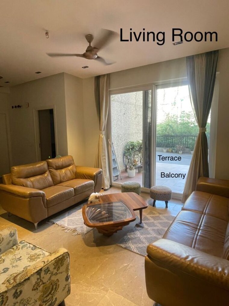 Living Room, mapsko-mount-ville 3 Bedroom 1620 Sq.Ft. Apartment In Sector 79 Gurgaon 10503283
