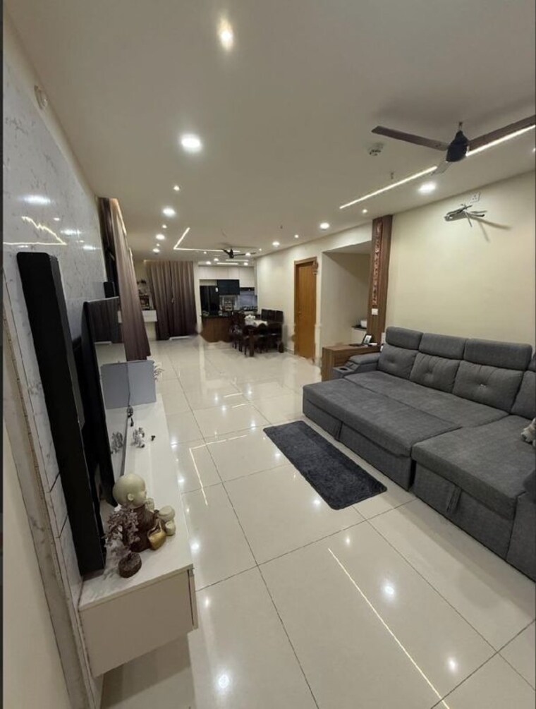 Living Room, indis-viva-city 2 Bedroom 1475 Sq.Ft. Apartment In Kondapur Hyderabad 10503345