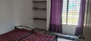 Bedroom in 2 BHK Apartment at Gulmohar Renaissance, Wagholi – for Rent