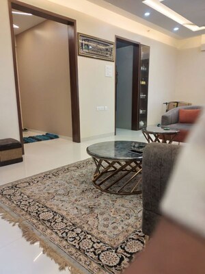 Living Room in 3 BHK Apartment at Kundan La Ventana, Kondhwa – for Rent