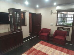 Living Room in 4 BHK Builder Floor at Greater Kailash I – for Rent