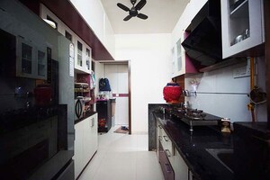 Kitchen in 1 BHK Apartment at Ghuma – for Sale