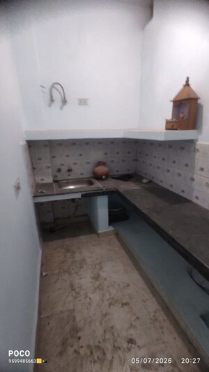Kitchen in 1 BHK Builder Floor at Mehrauli – for Rent