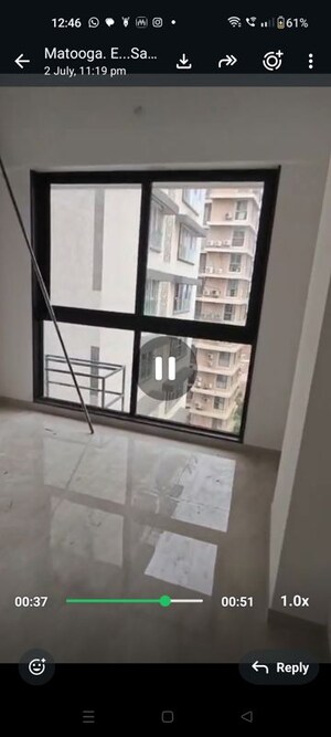 Balcony in 1 BHK Apartment at Divine Park 55, Shivaji Park – for Rent