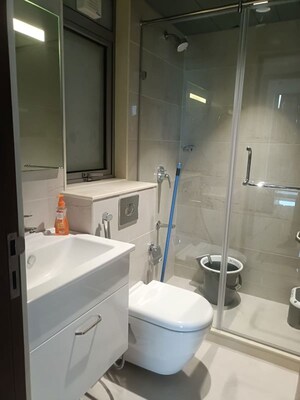 Bathroom in 2 BHK Apartment at Kasturi Apostrophe Hinjawadi, Hinjewadi – for Rent