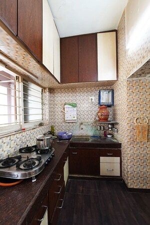 Kitchen in 3 BHK Apartment at Ambawadi – for Sale