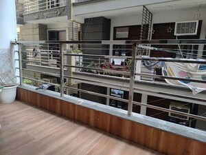 Balcony in 1 BHK Builder Floor at Chattarpur – for Rent