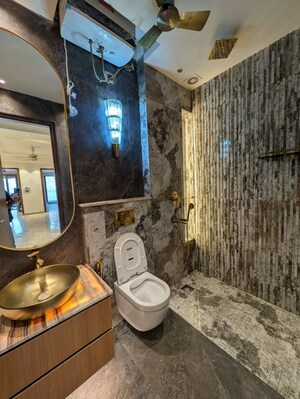 Bathroom in 4 BHK Builder Floor at Emaar Emerald Floors Premier, Sector 65 – for Sale