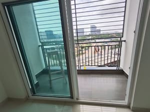 Balcony in 3 BHK Apartment at Aparna Zenon, Puppalaguda – for Rent