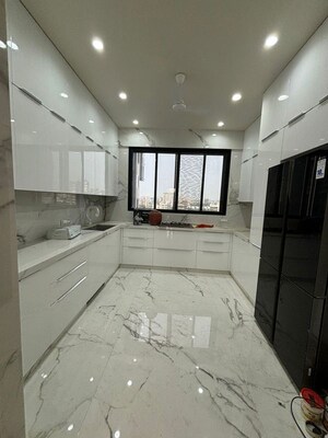 Kitchen in 5 BHK Apartment at S Raheja New Light, Khar West – for Rent