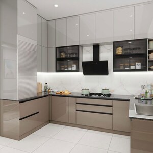 Kitchen in 4 BHK Independent House at Anand Lok – for Sale