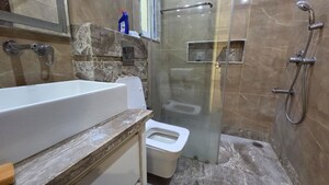 Bathroom in 3 BHK Apartment at Greater Kailash – for Rent