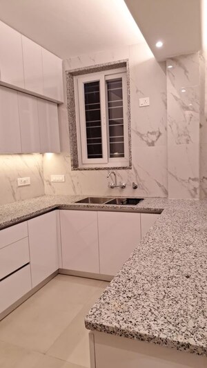 Bathroom in 3 BHK Apartment at Vasant Kunj – for Rent