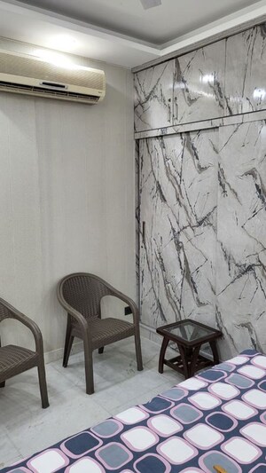 Bathroom in 3 BHK Apartment at Malviya Nagar – for Rent