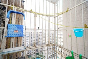 Balcony in 3 BHK Apartment at Ajnara Grand Heritage, Sector 74 – for Sale