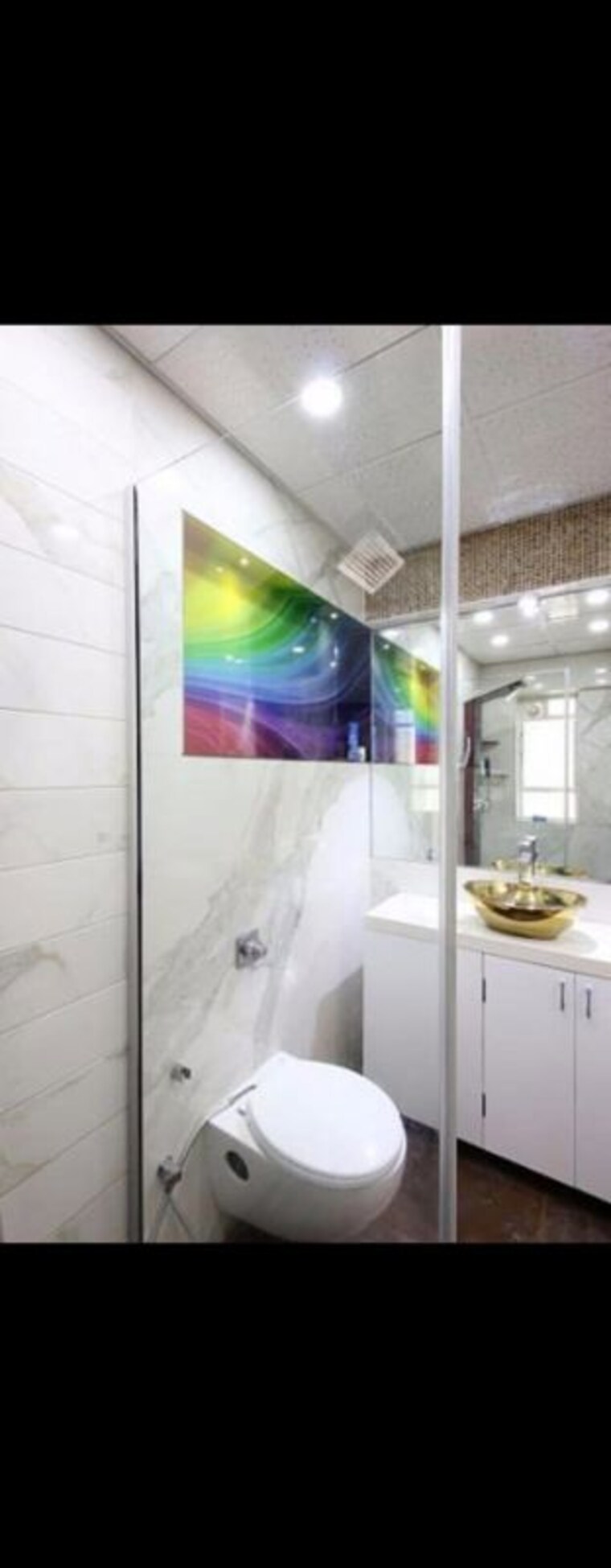 Bathroom, evershine-cosmic 4 Bedroom 2200 Sq.Ft. Apartment In Andheri West Mumbai 10504172