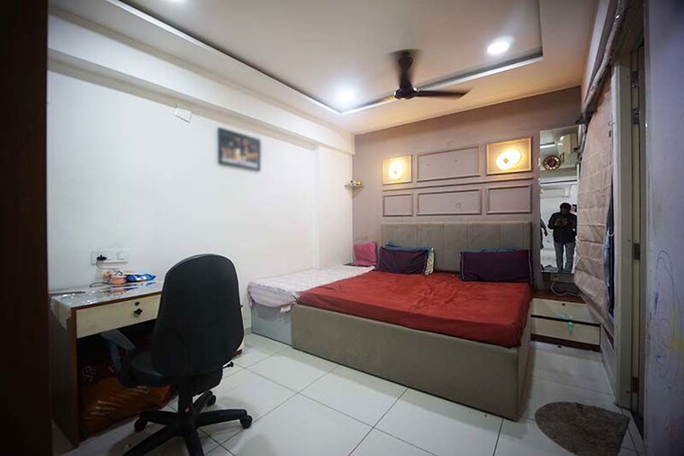 Living Room, south bopal 3 Bedroom 1500 Sq.Ft. Apartment In South Bopal Ahmedabad 10504251