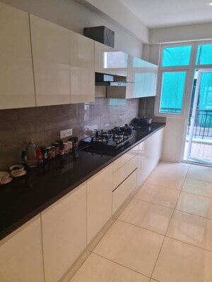 Kitchen in 3 BHK Builder Floor at Omaxe New Chandigarh, North Mullanpur – for Sale