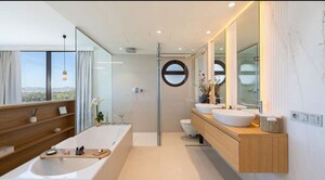 Kitchen in 3 BHK Builder Floor at Omaxe New Chandigarh, North Mullanpur – for Sale