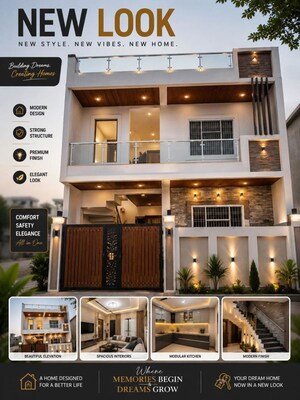 3 BHK Villa – Exterior View View at Viraj Khand - for Sale