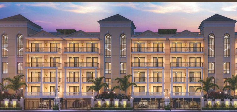 Exterior View, omaxe-new-chandigarh 3 Bedroom 1683 Sq.Ft. Builder Floor In North Mullanpur Chandigarh 10354906