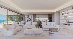 Living Room in 5 BHK Apartment at Sector 2 – for Sale