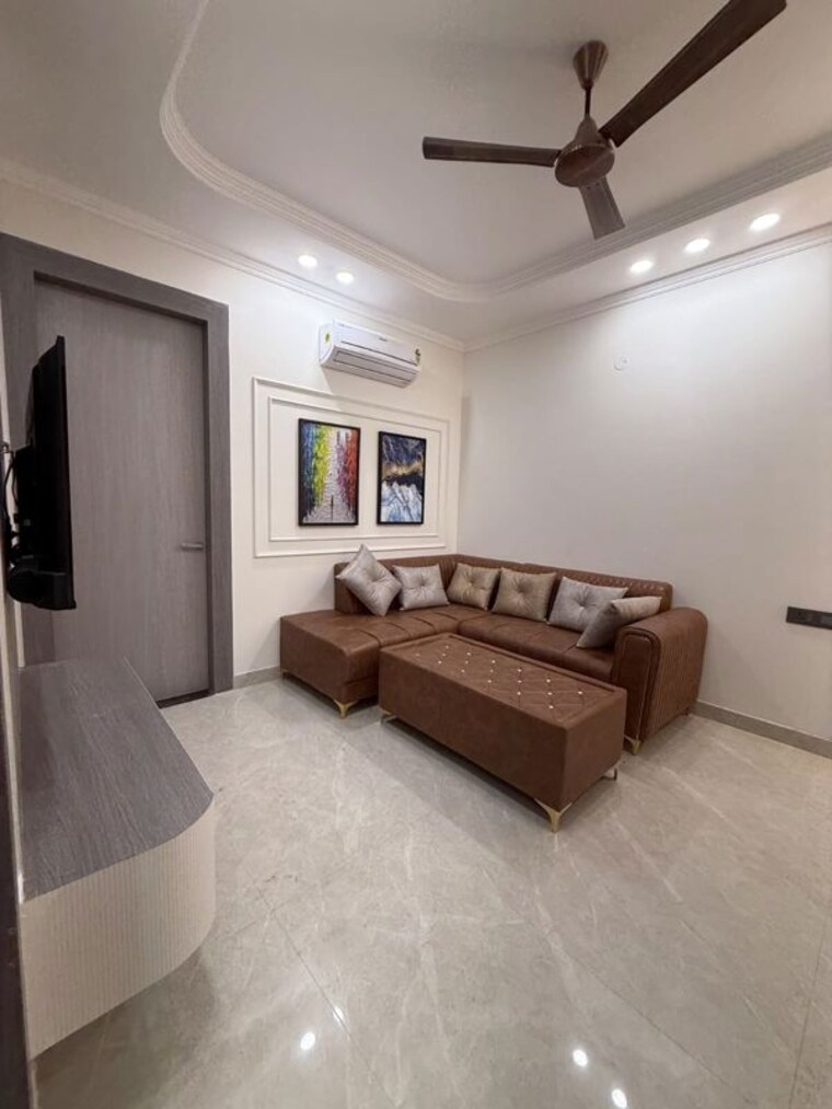 Living Room, sushant lok i 1 Bedroom 650 Sq.Ft. Builder Floor In Sushant Lok I Gurgaon 10504414