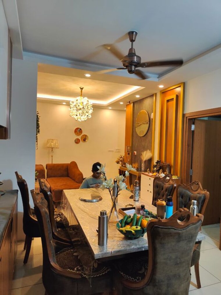 Living Room, prestige-song-of-the-south 3 Bedroom 1923 Sq.Ft. Apartment In Yelenahalli Bangalore 10504584